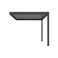 Modena Aluminium Pergola 4m x 3m Wall Mounted - Pergola2Go
