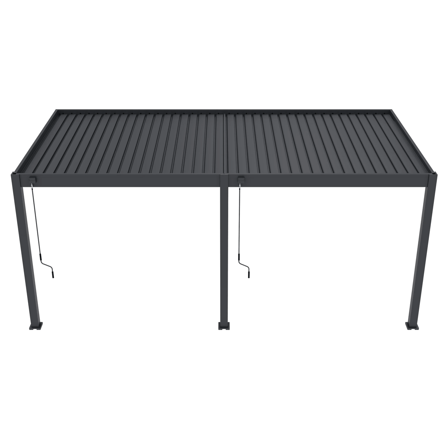 Modena Aluminium Pergola 6m x 3m Wall Mounted - Pergola2Go