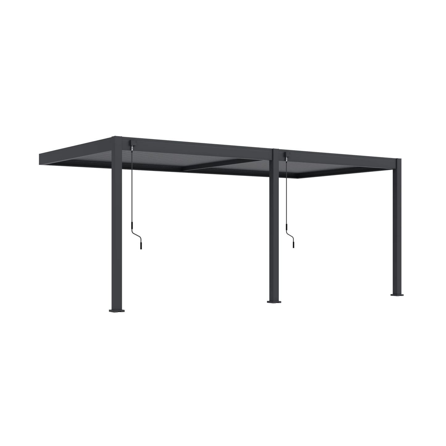 Modena Aluminium Pergola 6m x 3m Wall Mounted - Pergola2Go