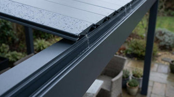 6m x 3m Aluminium Pergola Kit: Large Garden Coverage for Entertaining