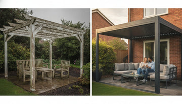 Aluminium vs Wood Pergola: The Ultimate 2026 UK Comparison Guide