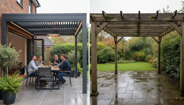 Aluminium vs Wood Pergola UK: The Ultimate 2026 Comparison Guide