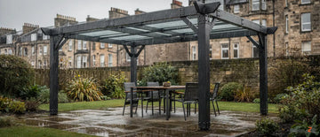Central Scotland homeowners increasingly want garden structures usable all year, not just decorative summer pieces