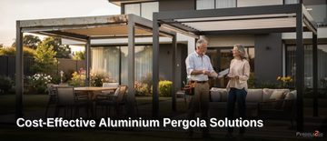 Aluminium pergolas can cost more upfront than timber or fabric options, but the higher price