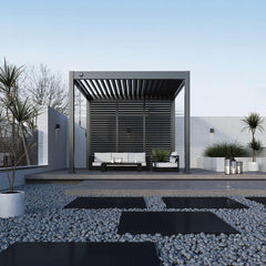 Modena Aluminium Pergola 3m x 3m Free Standing - Pergola2Go