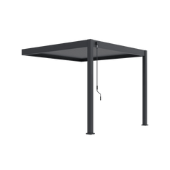 Modena Aluminium Pergola 3m x 3m Wall Mounted - Pergola2Go