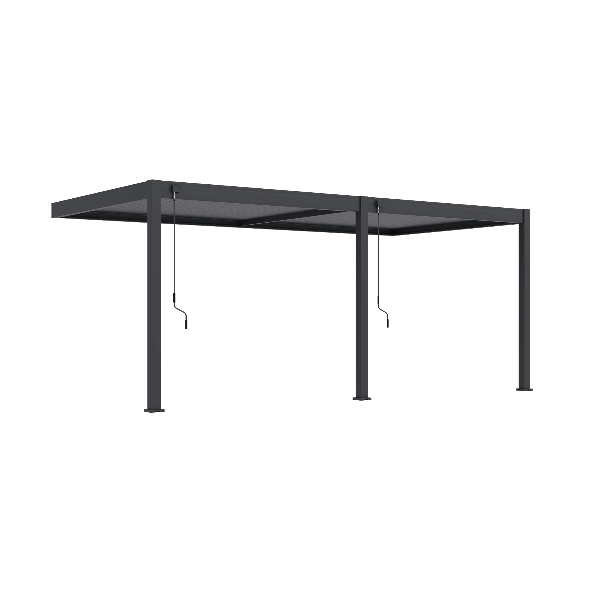 Modena Aluminium Pergola 6m x 3m Wall Mounted - Pergola2Go