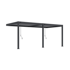 Modena Aluminium Pergola 6m x 3m Wall Mounted - Pergola2Go