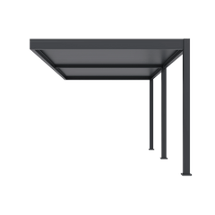 Modena Aluminium Pergola 6m x 3m Wall Mounted - Pergola2Go