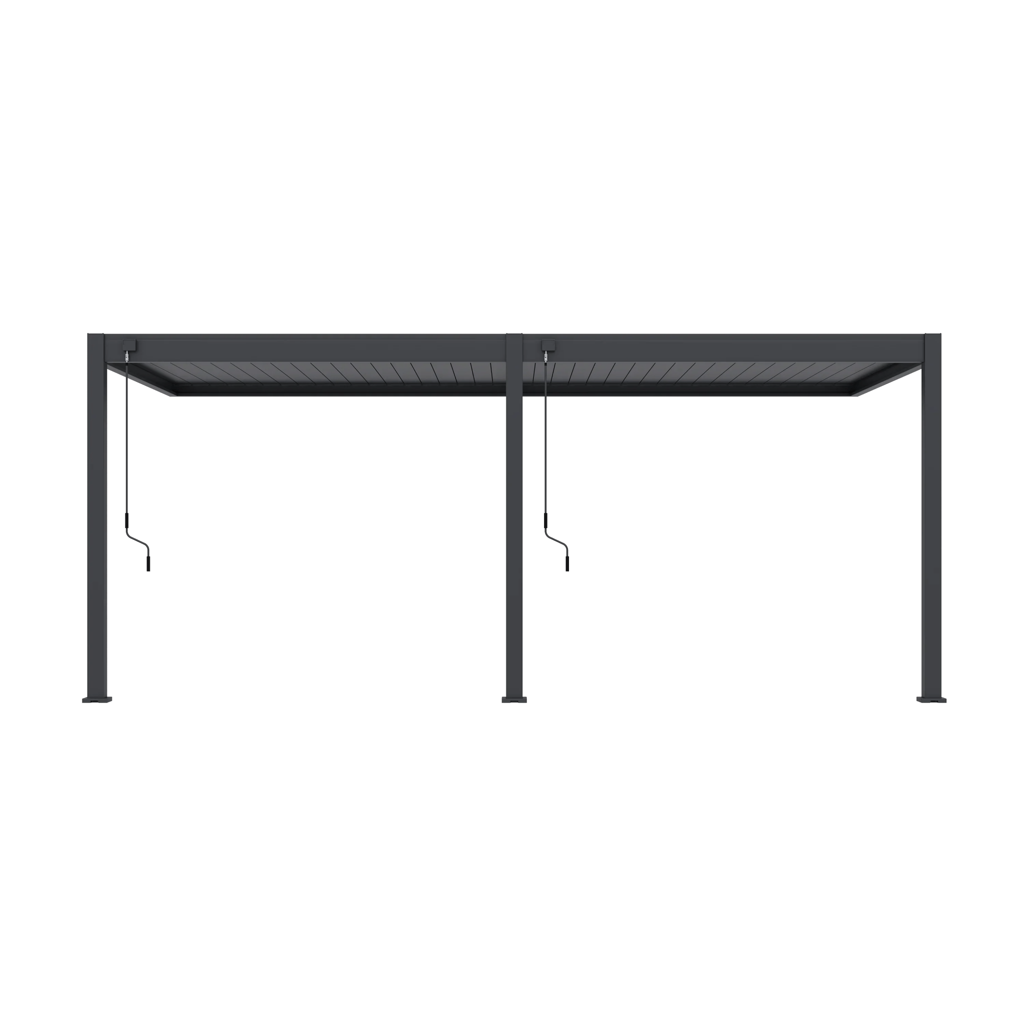 Modena Aluminium Pergola 6m x 3m Wall Mounted - Pergola2Go