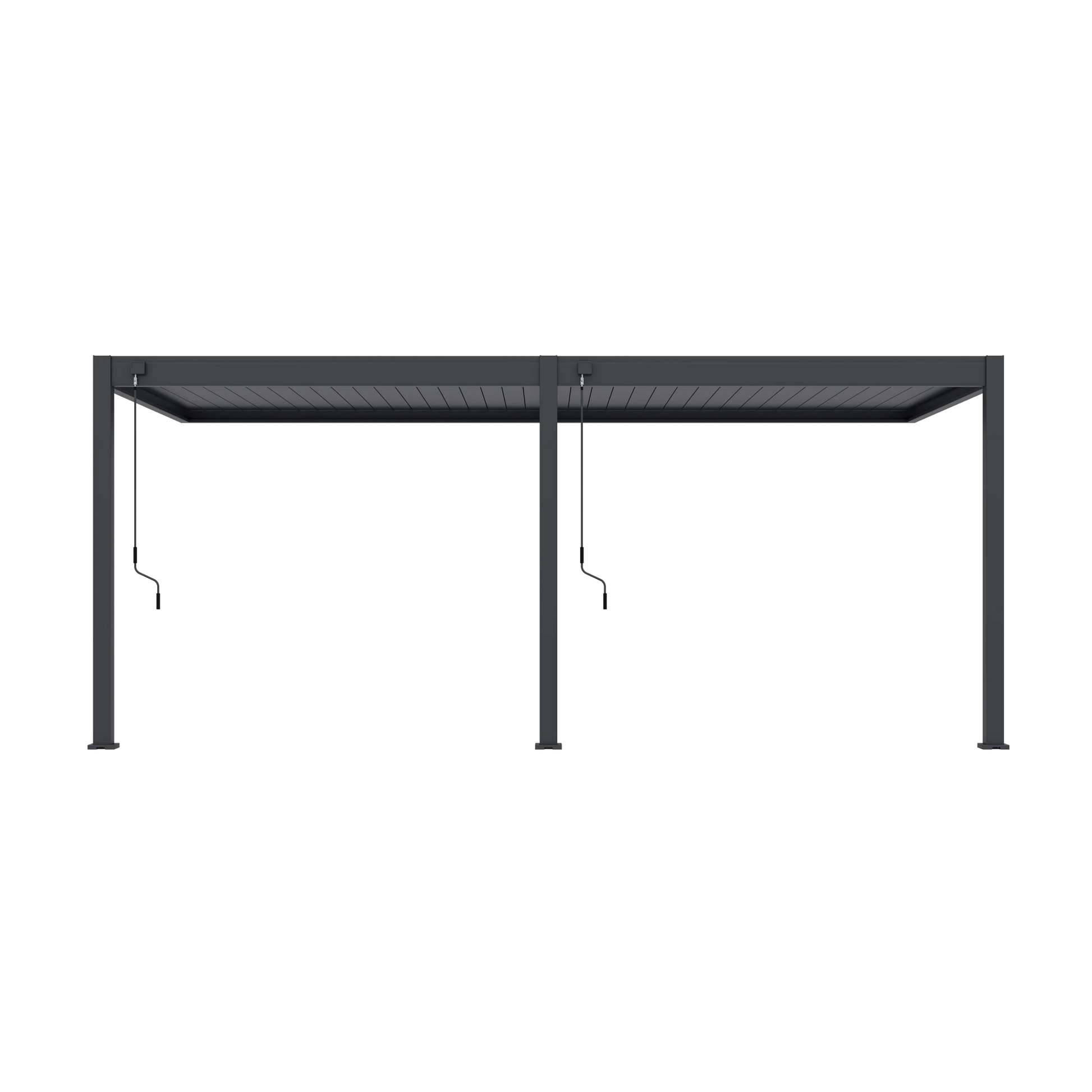Modena Aluminium Pergola 6m x 3m Wall Mounted - Pergola2Go
