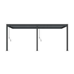 Modena Aluminium Pergola 6m x 3m Wall Mounted - Pergola2Go